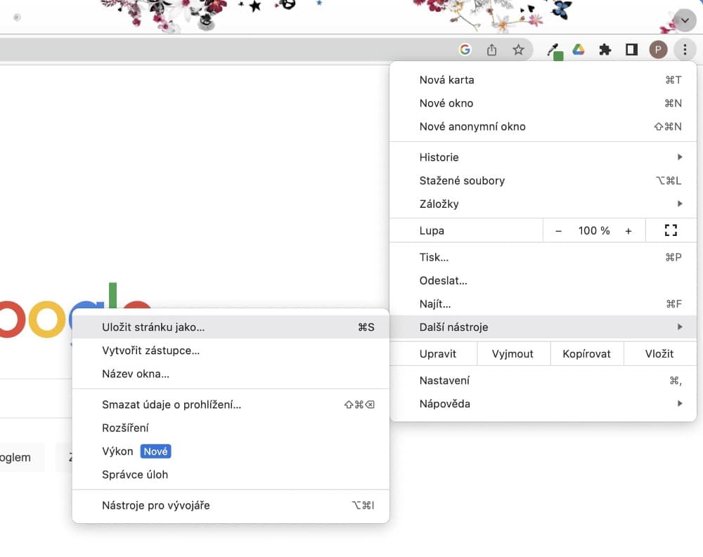 Režim offline v prohlížeči Google Chrome